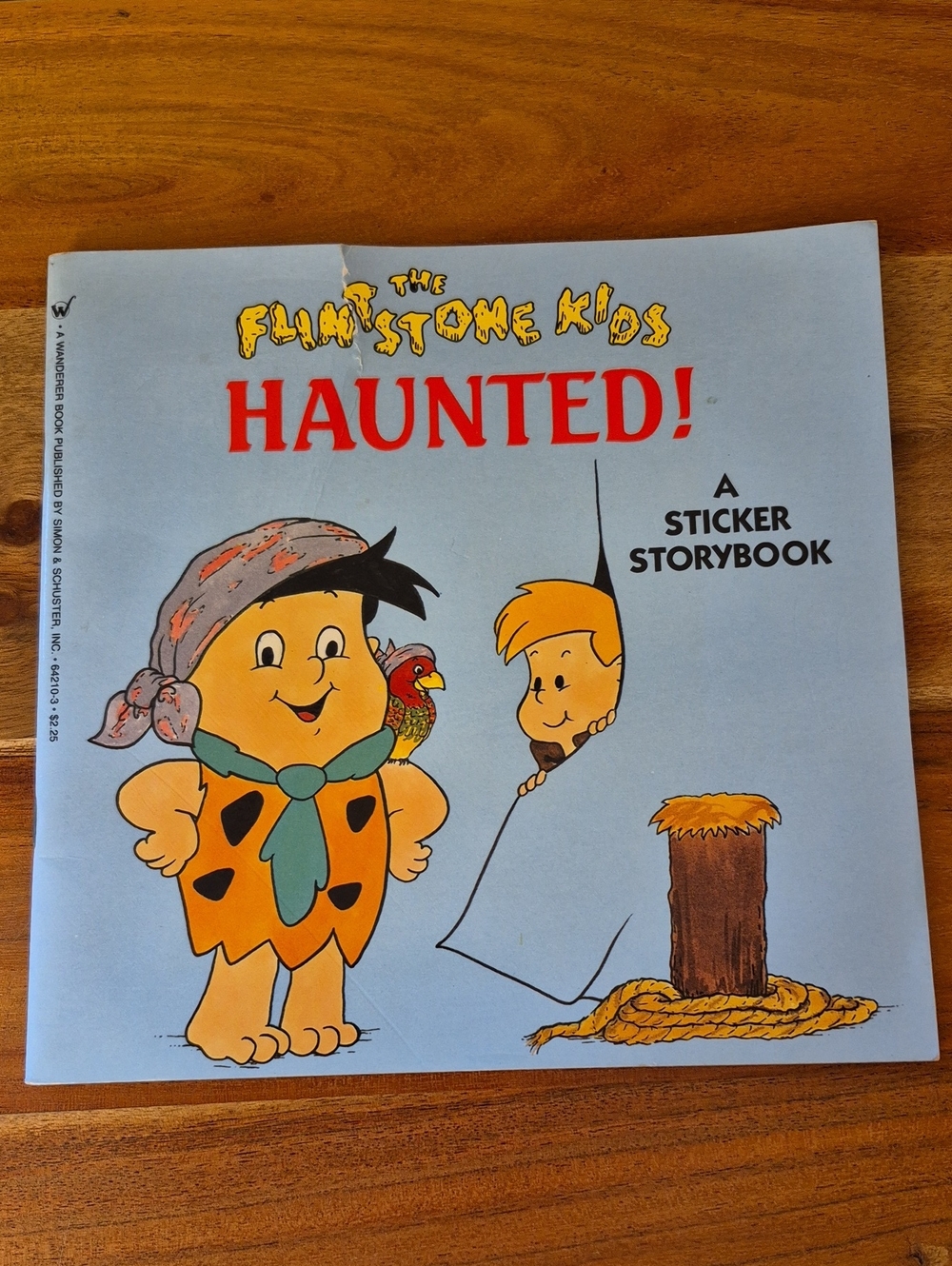 Vintage 1987 The Flintstones Kids "Haunted" A Sticker Storybook